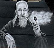 'An Opium Smoking Old Man in the Greater Golden Triangle' by Asienreisender